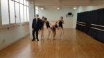 Fotografía de Aitor Arozamena y alumnas del Estudio de Ballet Bilbao Ana Aurrecoechea en aula de danza
