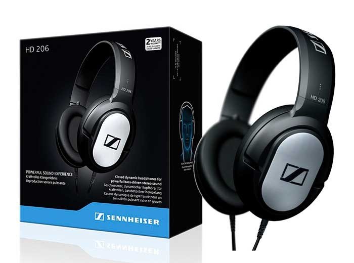 Análisis rápido y review de los auriculares Sennheiser HD-206